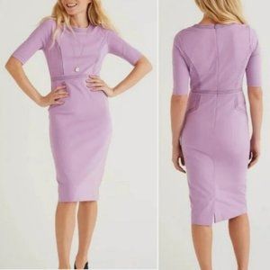 Boden Kate Stitch Detail Ponte Knit Sheath Dress - size US 10